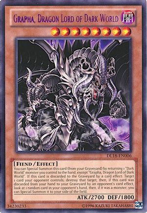 Grapha, Dragon Lord of Dark World (Purple) (DL18-EN006) - Duelist League Promo Unlimited