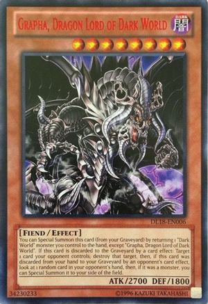 Grapha, Dragon Lord of Dark World (Red) (DL18-EN006) - Duelist League Promo Unlimited