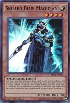 Skilled Blue Magician (SECE-EN032) - Secrets of Eternity 1st Edition