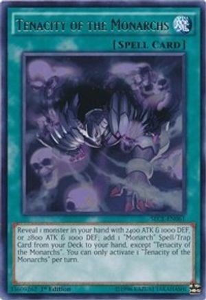 Tenacity of the Monarchs (SECE-EN061) - Secrets of Eternity 1st Edition