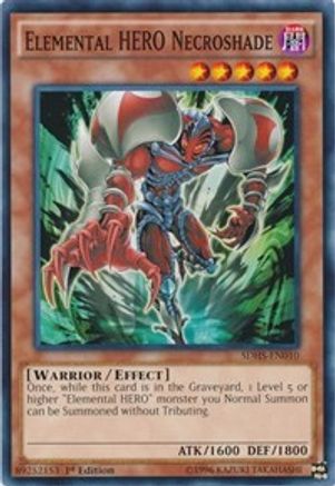Elemental HERO Necroshade (SDHS-EN010) - Structure Deck: HERO Strike Unlimited