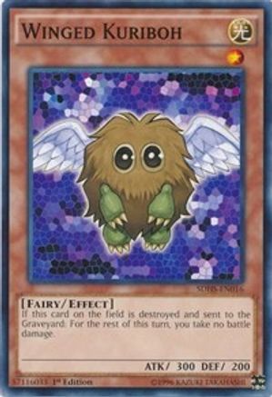 Winged Kuriboh (SDHS-EN016) - Structure Deck: HERO Strike 1st Edition