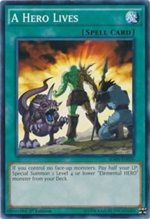 A Hero Lives - SDHS-EN026 - Structure Deck: HERO Strike Unlimited
