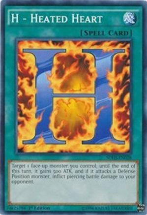 H - Heated Heart (SDHS-EN028) - Structure Deck: HERO Strike Unlimited