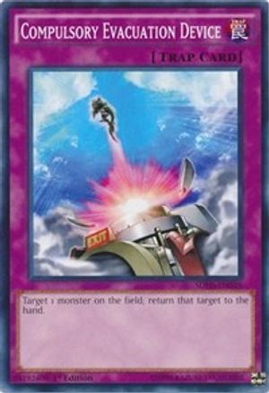 Compulsory Evacuation Device (SDHS-EN039) - Structure Deck: HERO Strike 1st Edition