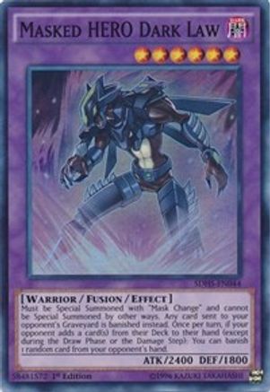Masked HERO Dark Law (SDHS-EN044) - Structure Deck: HERO Strike 1st Edition