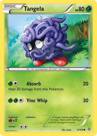 Tangela 4/160 - XY  Primal Clash