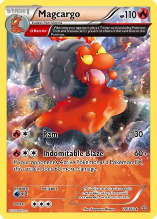 Magcargo 24/160 - Primal Clash Reverse Holofoil