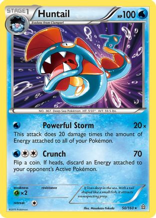 Huntail 50/160 - Primal Clash Reverse Holofoil