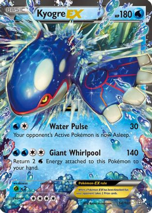 Kyogre-EX 54/160 - Primal Clash Holofoil