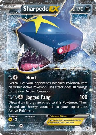 Sharpedo-EX 91/160 - Primal Clash Holofoil