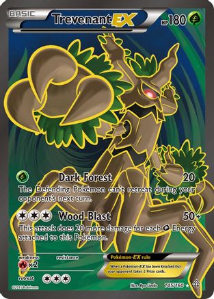 Trevenant EX (145 Full Art) 145/160 - XY  Primal Clash Holofoil