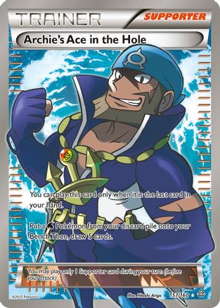 Archie's Ace in the Hole (Full Art) 157/160 - Primal Clash Holofoil