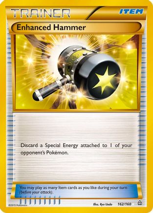 Enhanced Hammer (162 Secret Rare) 162/160 - XY  Primal Clash Holofoil