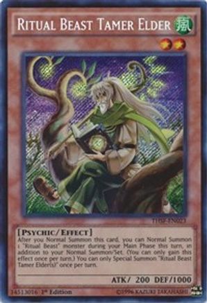 Ritual Beast Tamer Elder (THSF-EN023) - The Secret Forces 1st Edition