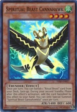 Spiritual Beast Cannahawk (THSF-EN027) - The Secret Forces 1st Edition