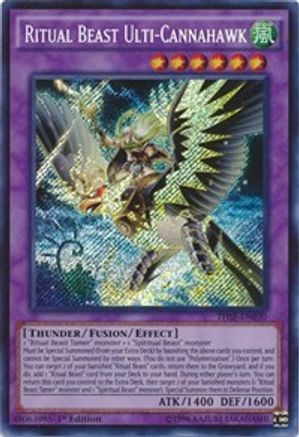 Ritual Beast Ulti-Cannahawk (THSF-EN030) - The Secret Forces 1st Edition