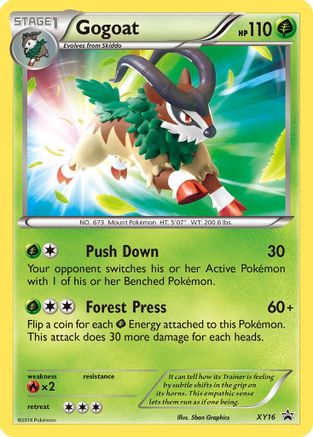 Gogoat XY16/211 - XY Black Star Promos Holofoil