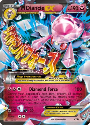 M Diancie-EX XY44/211 - XY Black Star Promos Holofoil