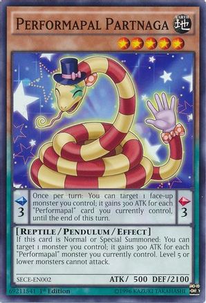 Performapal Partnaga (SECE-EN002) - Secrets of Eternity 1st Edition