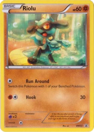 Riolu BW33/101 - BW Black Star Promos