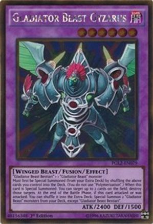 Gladiator Beast Gyzarus (PGL2-EN079) - Premium Gold: Return of the Bling Unlimited