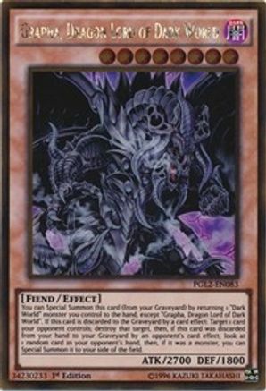 Grapha, Dragon Lord of Dark World (PGL2-EN083) - Premium Gold: Return of the Bling 1st Edition