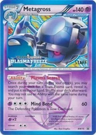 Metagross - BW75 (Team Plasma) (Prerelease) [Staff] BW75 - Black and White Promos Holofoil