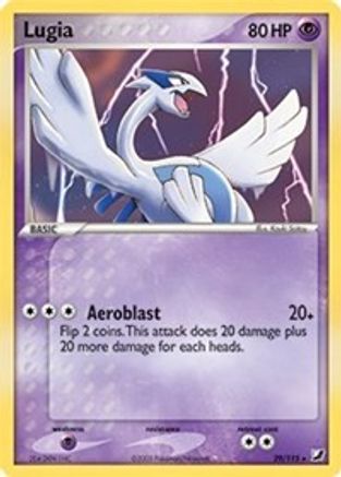 Lugia - 29/115 (EX Unseen Forces) 29 - Deck Exclusives Holofoil