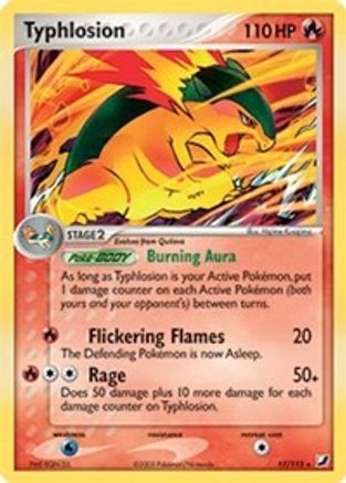 Typhlosion - 17/115 (EX Unseen Forces) 17 - Deck Exclusives