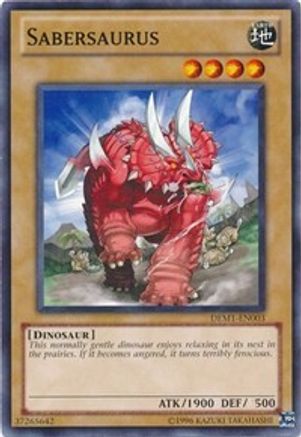 Sabersaurus (DEM1-EN003) - Demo Pack Unlimited