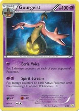 Gourgeist 2 - XY Trainer Kit Sylveon & Noivern