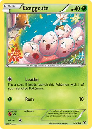 Exeggcute 1/108 - XY  Roaring Skies