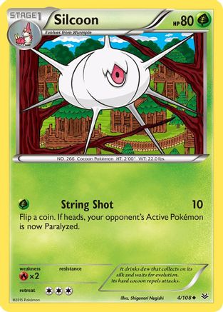 Silcoon 4/108 - Roaring Skies Reverse Holofoil