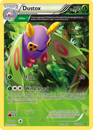 Dustox 8/108 - Roaring Skies Reverse Holofoil