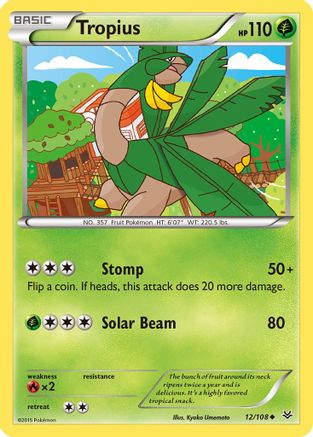 Tropius 12/108 - XY  Roaring Skies