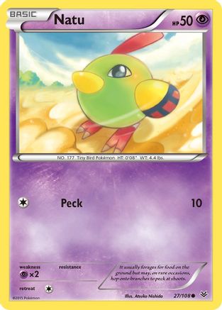 Natu 27/108 - Roaring Skies Reverse Holofoil