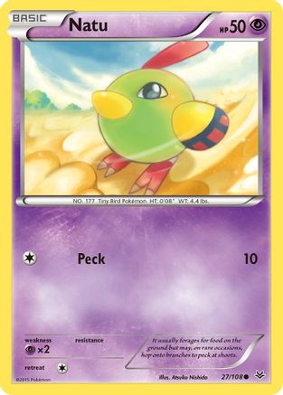 Natu (27) 27/108 - XY  Roaring Skies