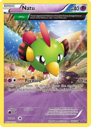 Natu 28/108 - Roaring Skies Reverse Holofoil