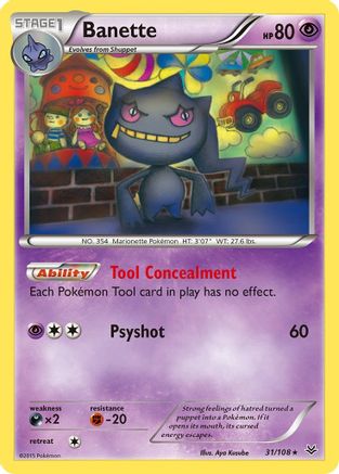 Banette 31/108 - Roaring Skies Reverse Holofoil