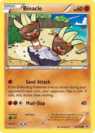 Binacle 38/108 - XY  Roaring Skies