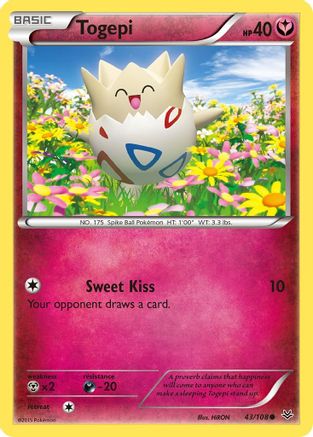 Togepi 43/108 - XY  Roaring Skies