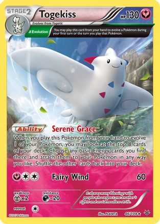 Togekiss (46 Delta) 46/108 - XY  Roaring Skies Holofoil