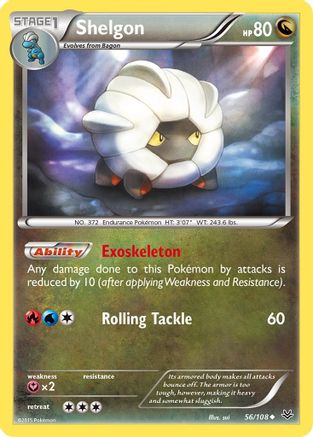 Shelgon 56/108 - Roaring Skies Reverse Holofoil