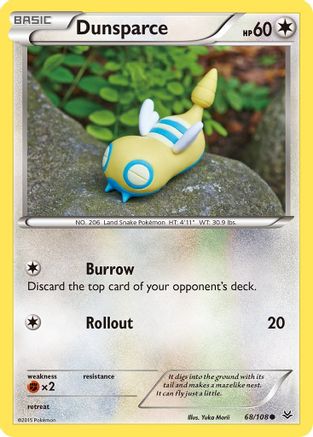 Dunsparce 68/108 - XY  Roaring Skies