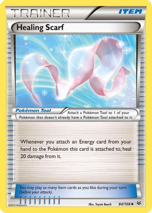 Healing Scarf 84/108 - XY  Roaring Skies Reverse Holofoil