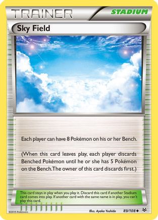 Sky Field 89/108 - Roaring Skies Reverse Holofoil