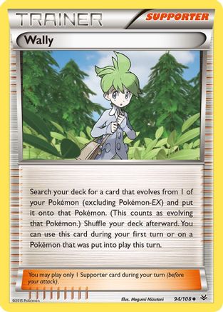 Wally 94/108 - XY  Roaring Skies Reverse Holofoil