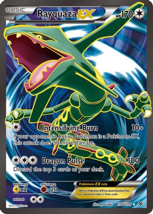 Rayquaza EX (104 Full Art) 104/108 - Roaring Skies Holofoil