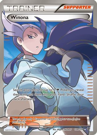 Winona (108 Full Art) 108/108 - XY  Roaring Skies Holofoil